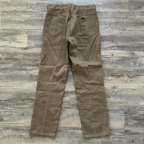 Vintage 60s Lee Westerner Khaki Chino Pants Size 31X29 - Picture 1 of 8